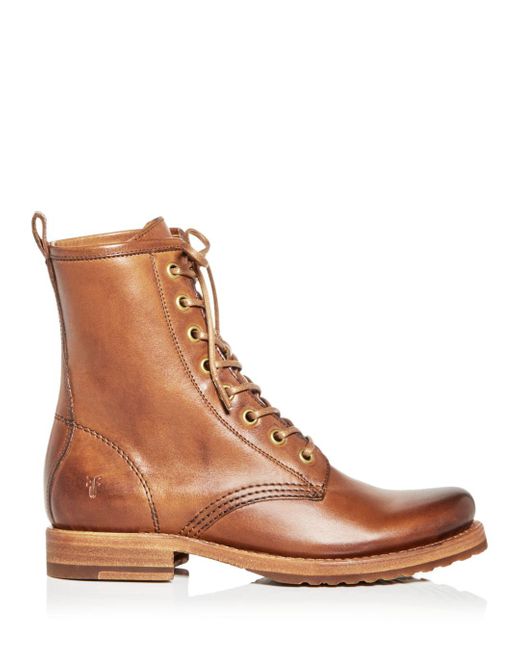 veronica combat boot whiskey