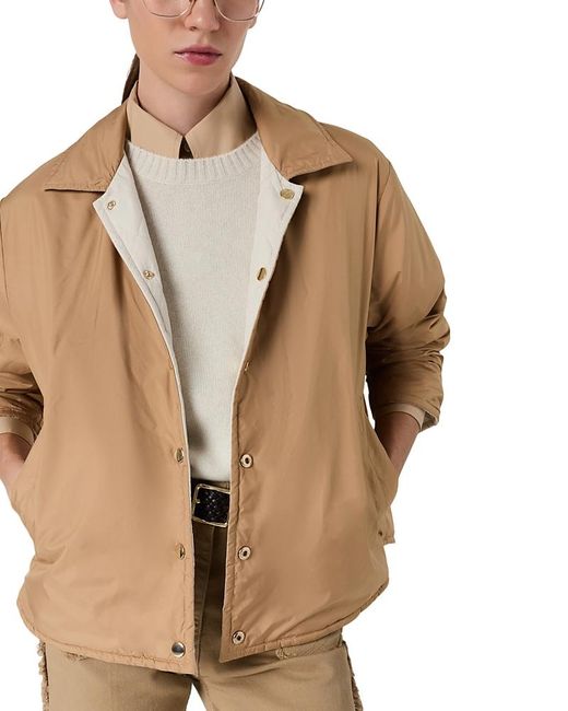 Gerard Darel Natural Pheona Snap Front Jacket