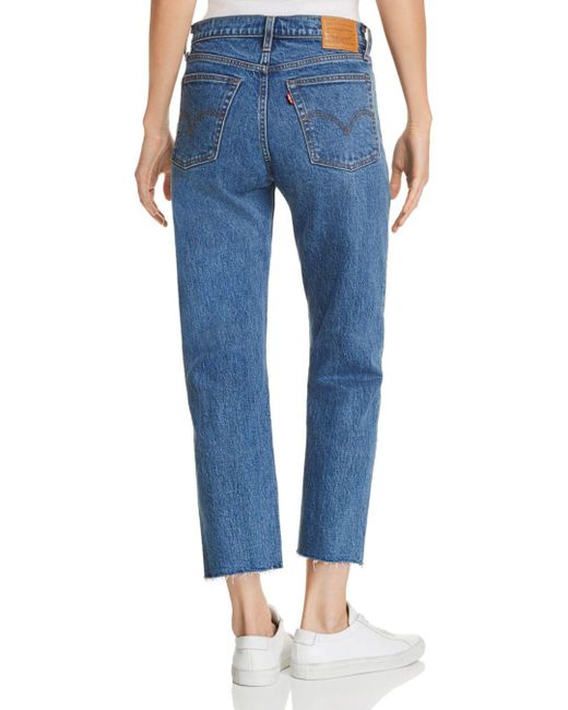 Levi's Denim Wedgie Crop Straight Jeans 