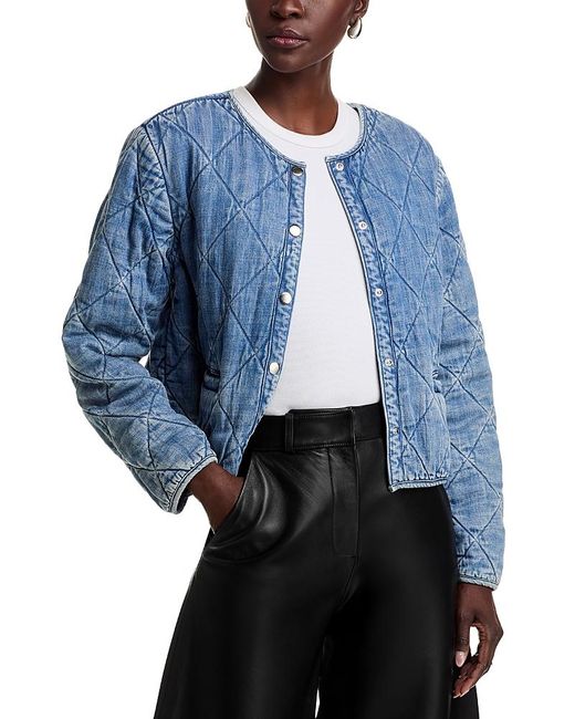 Rails Blue Collins Diamond Quilted Jacket