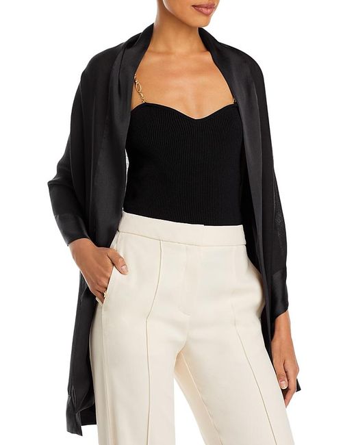 Echo Black Soiree Wool & Silk Wrap