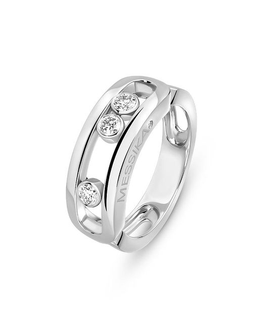 Messika White Diamond Move Ring