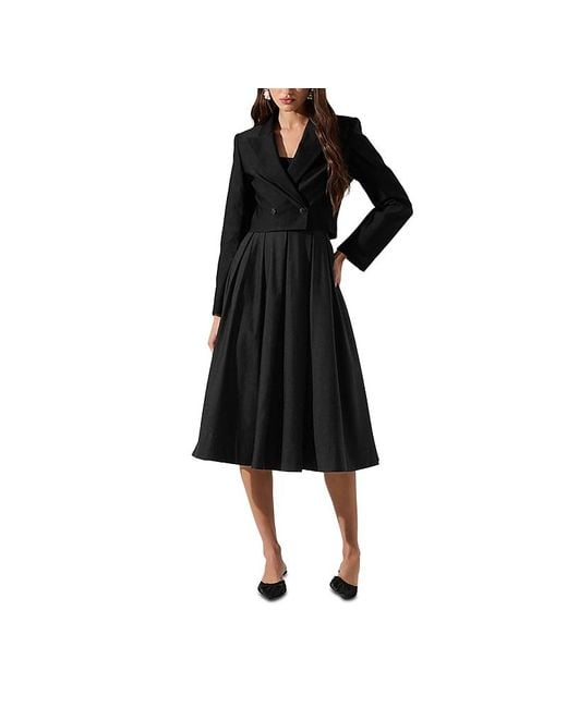 Astr Black Leotie Blazer