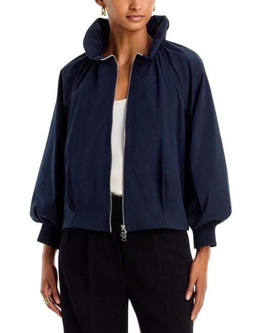 Veronica Beard Blue Circe Bubble Jacket