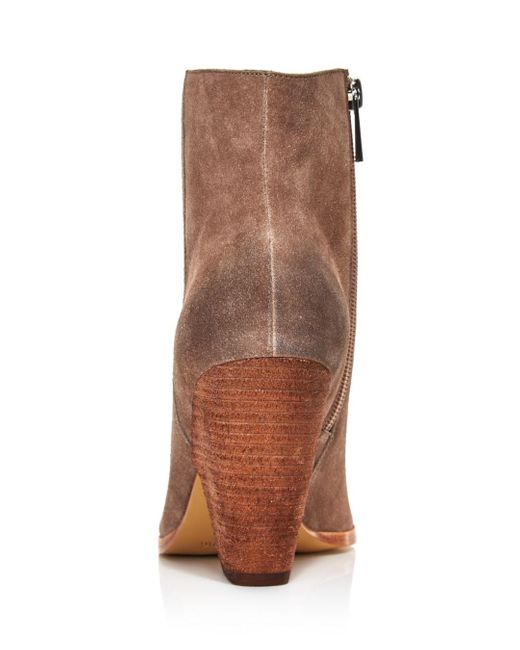 charles david leather bootie