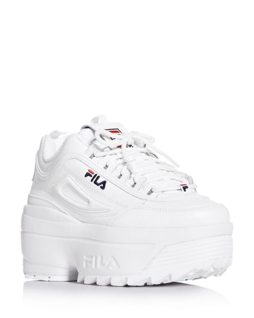 white low top fila