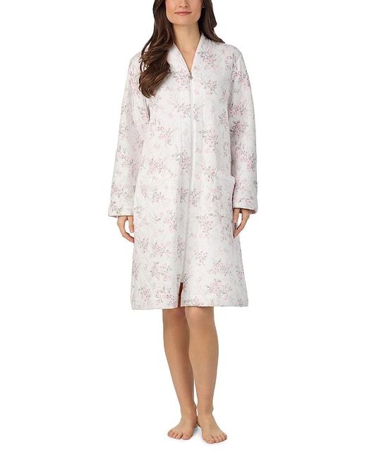 Eileen West White Quilted Robe