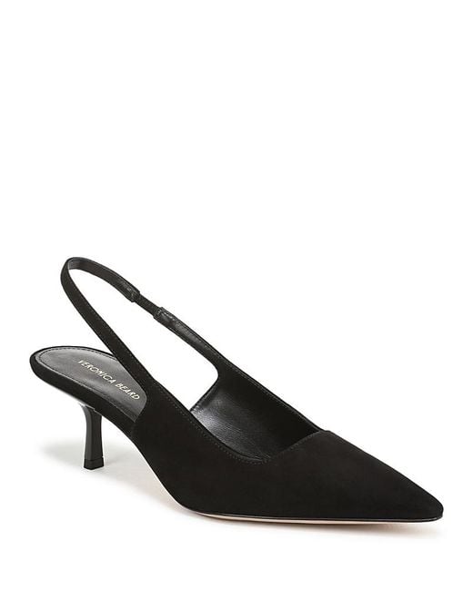 Veronica Beard Black Cashel Pointed Pumps