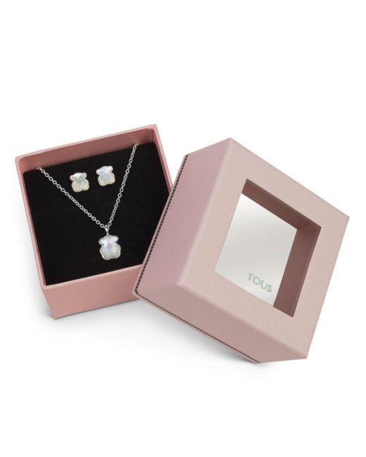 Sterling Silver Teddy Bear Necklace 