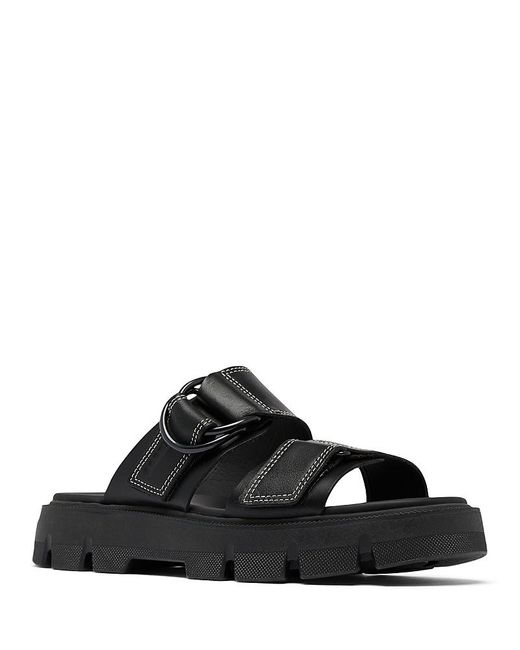 Sorel Black Rein Cb Slide Sandals