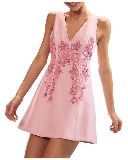 Cynthia Rowley Pink Paloma Mini Dress