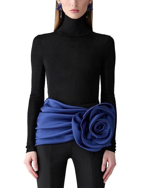 Carolina Herrera Black Turtleneck Sweater