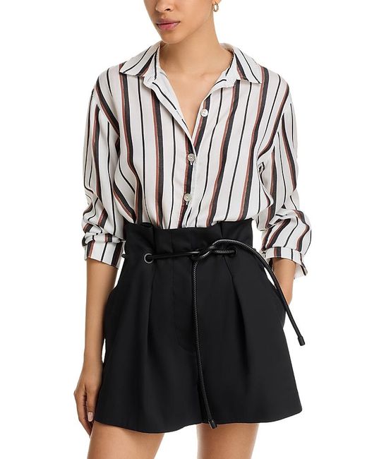Bella Dahl Black Boyfriend Button Down Shirt