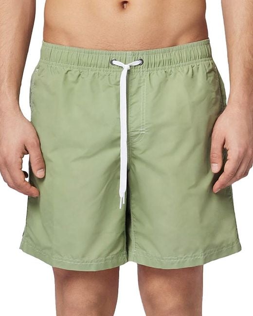 Sundek Green Regular Fit 16 Board Shorts for men