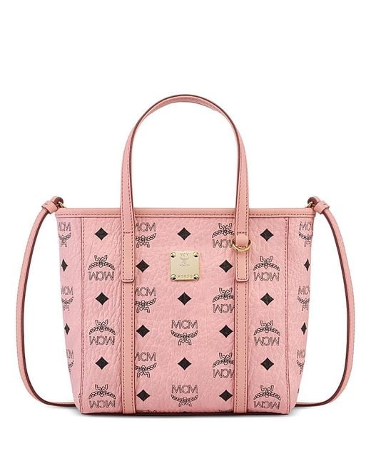 MCM Pink Toni Vi Shopper Tote