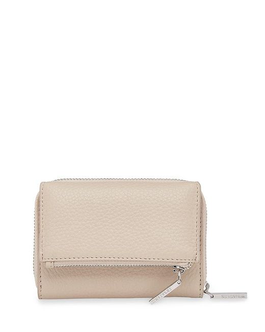 Whistles Natural Bibi Zip Purse