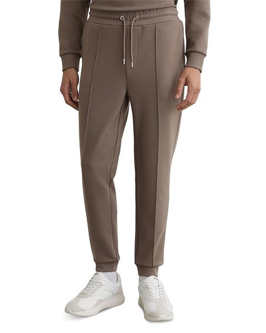 Reiss Natural Premier Interlock Drawstring Jogger Pants for men