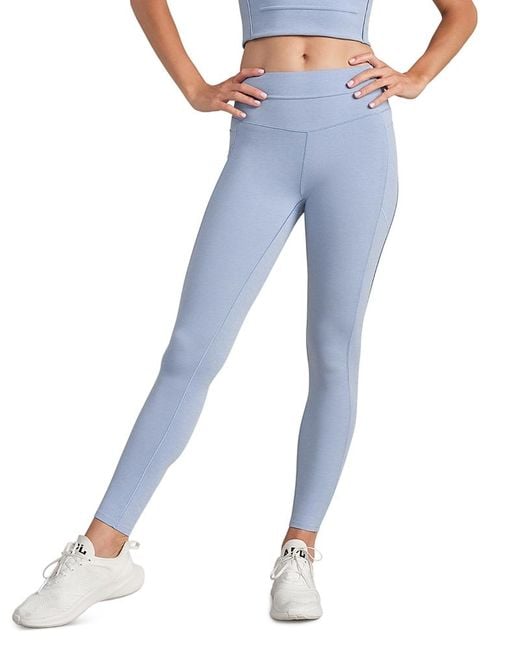 Rhone Blue Heather Revive 7/8 Pocket Leggings