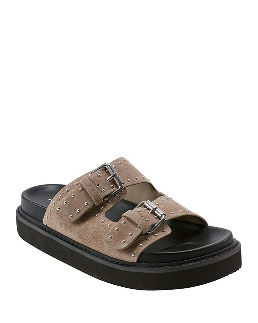 Marc Fisher Brown Agusta Sandals