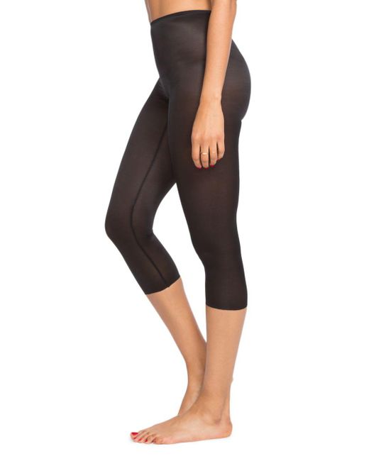 Spanx Synthetic Skinny Britches Capri In Black Lyst