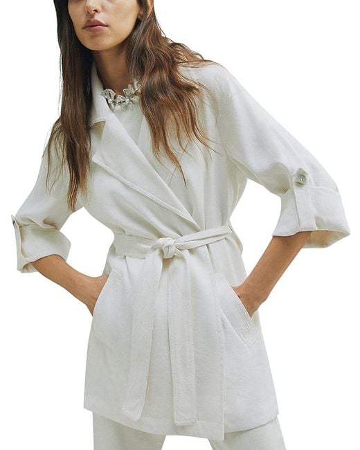 Marella Gray Lampada Duster Coat