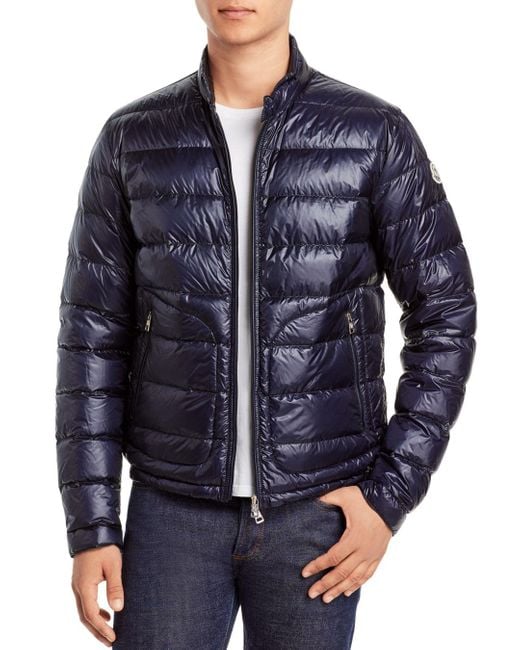 Moncler Acorus Down Puffer Jacket in Blue for Men - Lyst