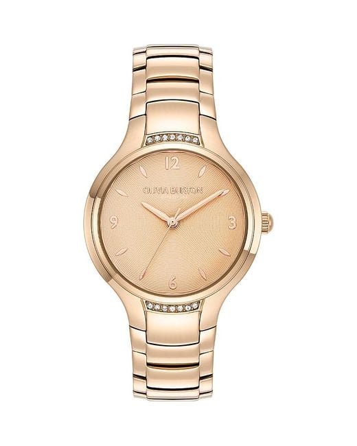 Olivia Burton Metallic Lea Watch, 34Mm