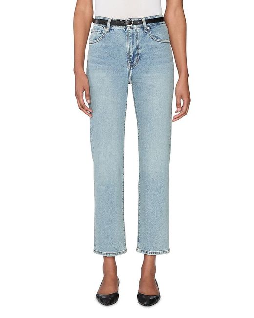 FRAME Blue The Ruler Crop Jeans