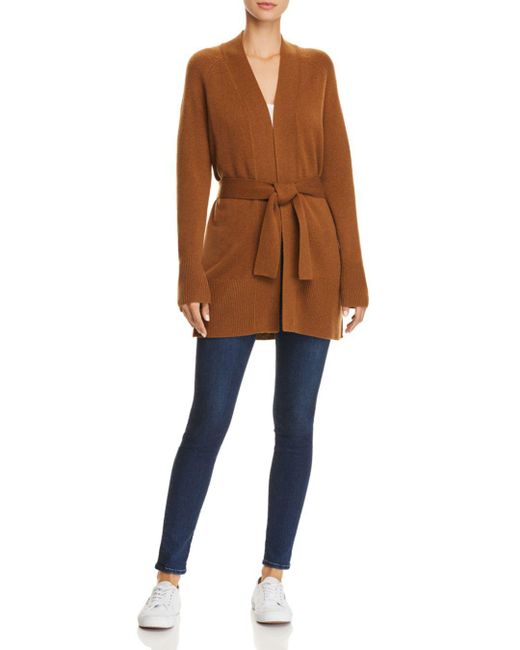 Theory Malinka Belted Cashmere Cardigan 