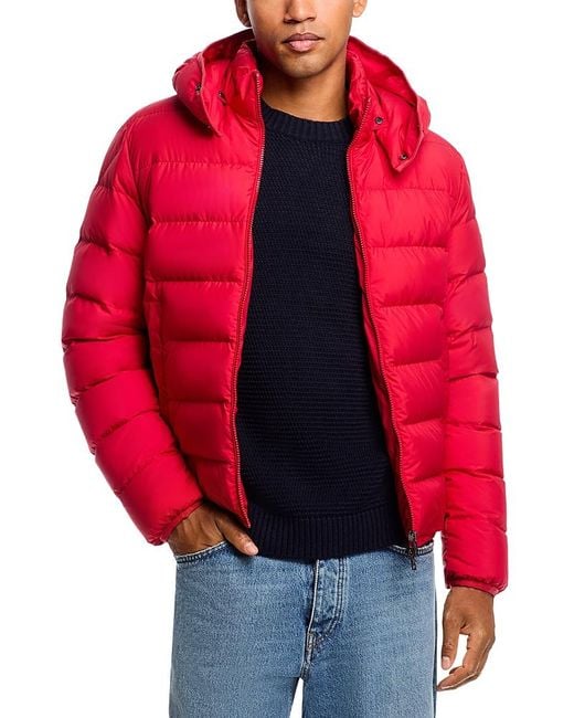 Moncler Red Montbrocq Puffer Jacket for men
