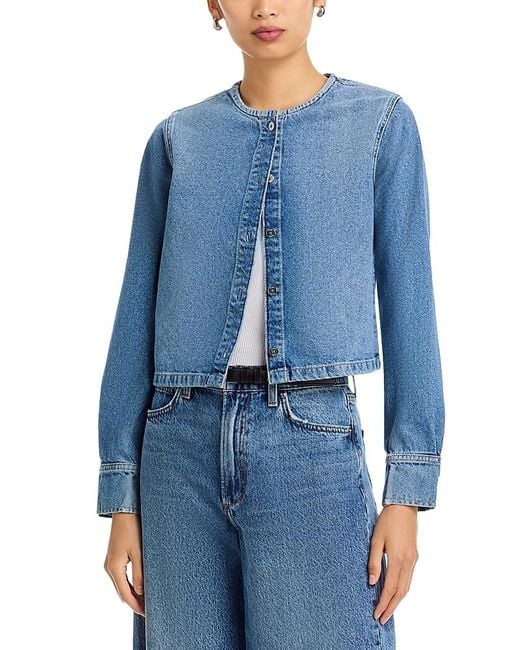 DL1961 Blue Montauk Denim Shirt