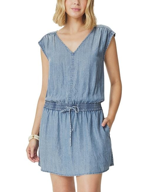 Splendid Blue Ginger Mini Dress