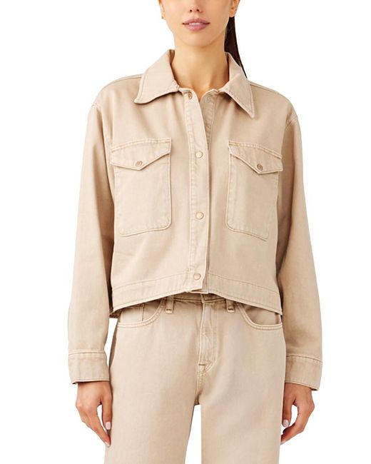Triarchy Natural Carla Cropped Jean Jacket