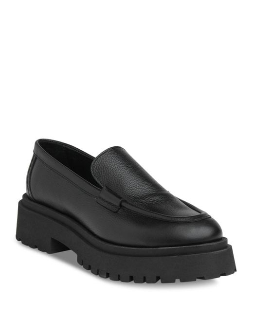Whistles Aerton Chunky Platform Loafers in Black Lyst