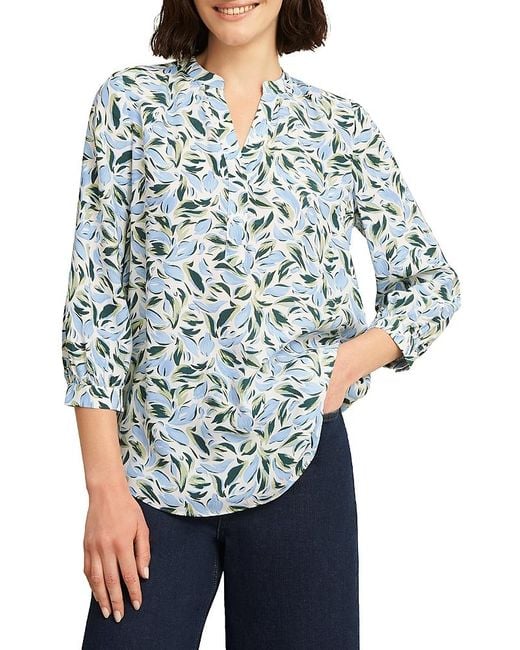 Hobbs Blue Essie Blouse