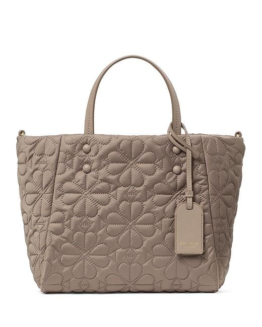 Kate Spade Tilly Quilted Small Tote Bag in Brown | Lyst