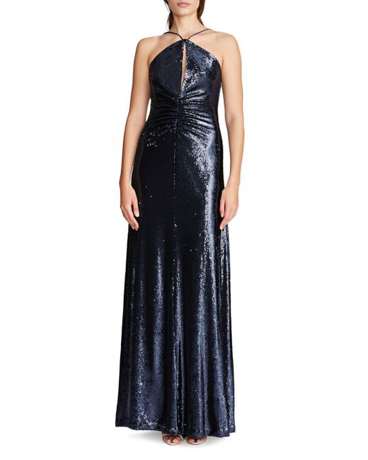 maya sequin scoop back maxi