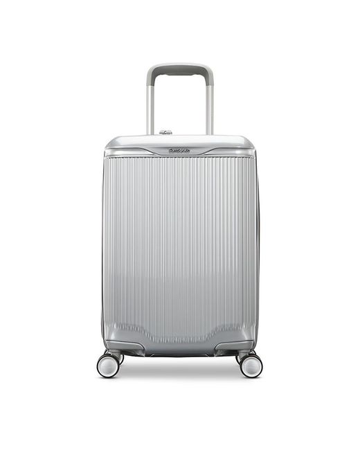 Samsonite Gray Silhouette 18 Hardside Carry On Spinner Suitcase