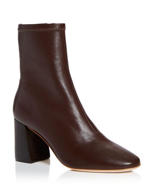 loeffler randall elise leather ankle boots