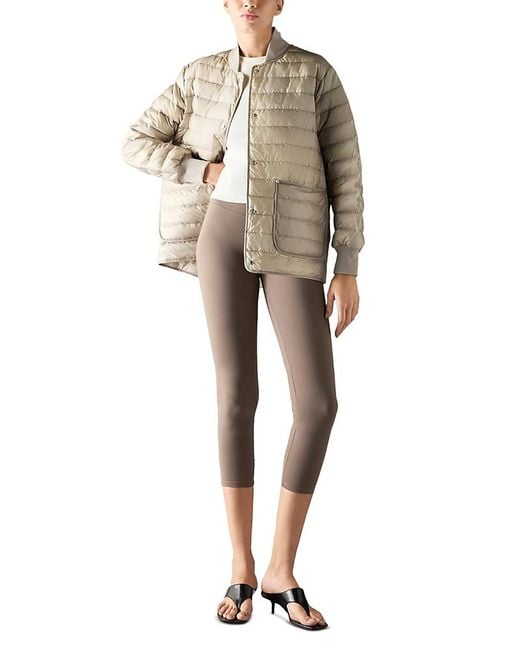 Moose Knuckles Natural Transit Bomber Jacket