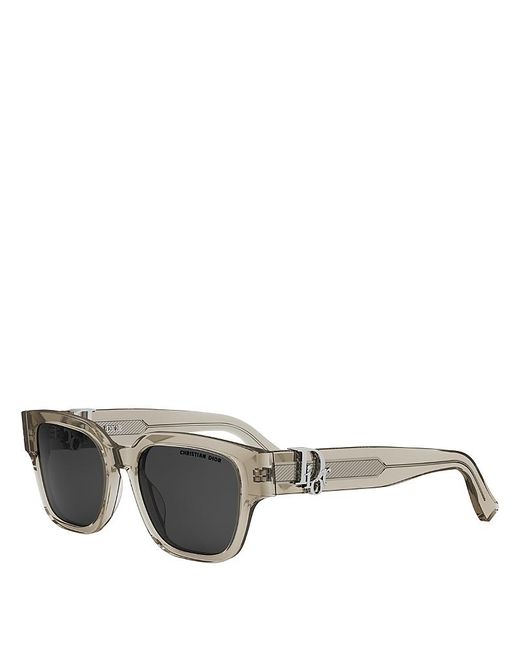 Dior Gray Oblique S1I Square Sunglasses, 53Mm for men