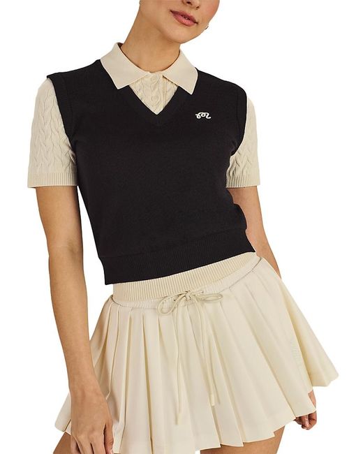 Malbon Black Veronica Polo