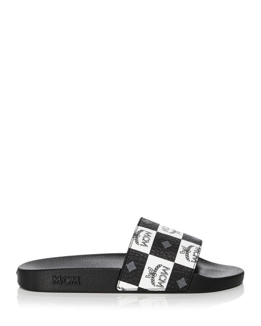 MCM Visetos Slide Sandals w/ Tags - Shoes - W3021964 | The RealReal