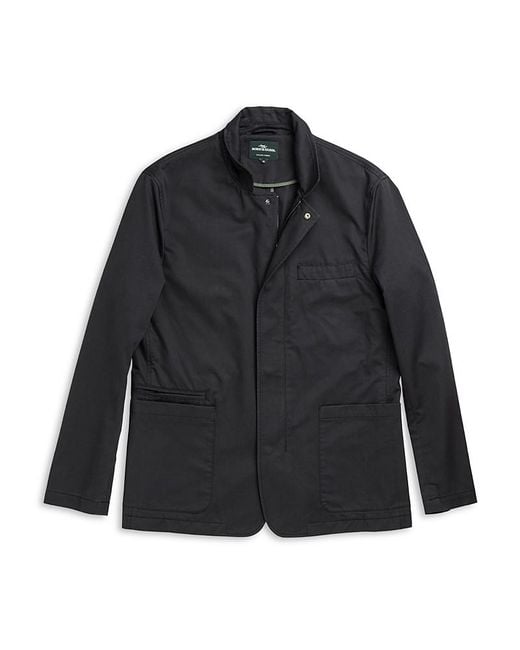 Rodd & Gunn Black Mayfair Zip Jacket for men