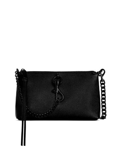 Rebecca Minkoff Megan Small Leather Crossbody in Black Lyst