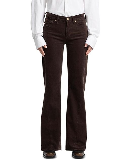 7 For All Mankind Multicolor Twisted Dojo Tailorless Flare Leg Pants