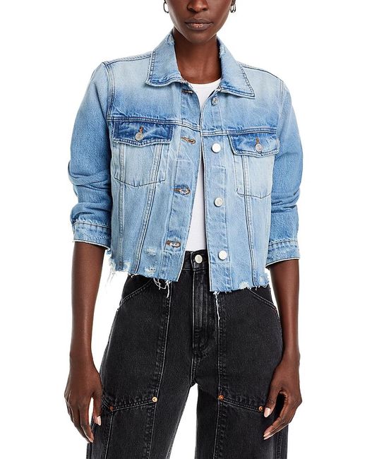 FRAME Blue Vintage Denim Jacket