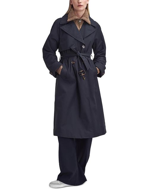 Barbour Gwyn Trench Coat in Blue Lyst