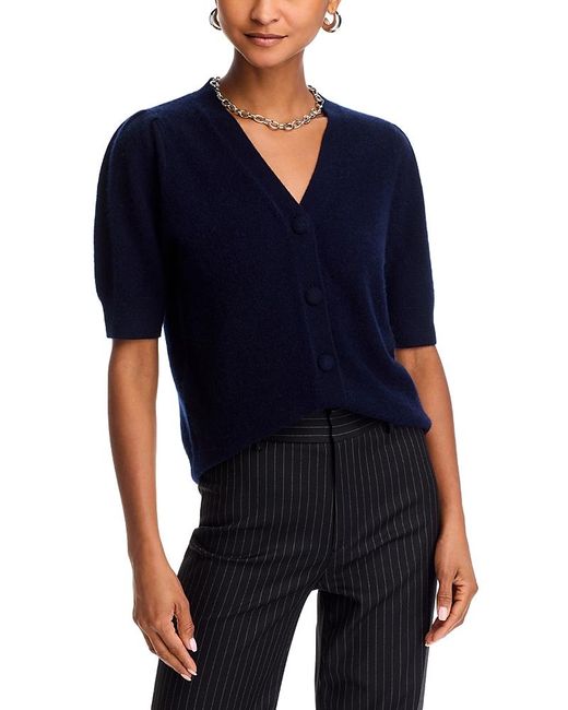 Short Sleeve C By Bloomingdale's Crewneck Cashmere Sweater C