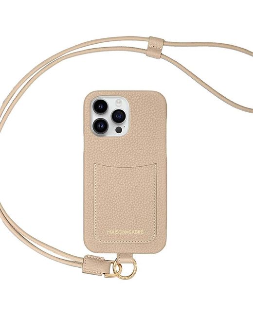 Maison De Sabre Metallic Sling Phone Case (Iphone 15 Pro)